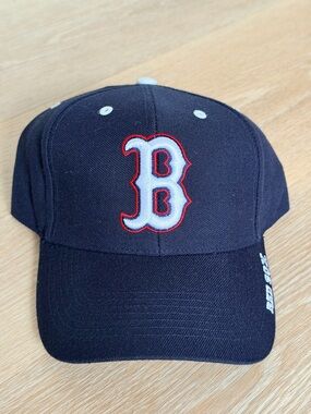 NWT NEW Vintage 90s Boston Red Sox Twins Enterprise Strapback Hat Blue MLB